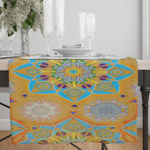 Octo helderder arabesk Moorse tangerine stijl Korte Tafelloper