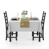 Octo helderder arabesk Moorse tangerine stijl Korte Tafelloper