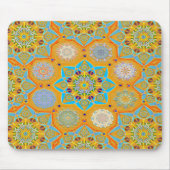 Octo helderder arabesk Moorse tangerine stijl Muismat (Voorkant)