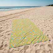 Octo helderder arabesk Moorse tangerine stijl Strandlaken