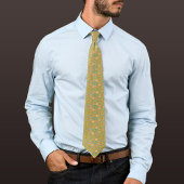 Octo helderder arabesk Moorse tangerine stijl Stropdas