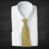 Octo helderder arabesk Moorse tangerine stijl Stropdas