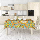Octo helderder arabesk Moorse tangerine stijl Tafelkleed
