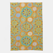 Octo helderder arabesk Moorse tangerine stijl Theedoek (Verticaal)