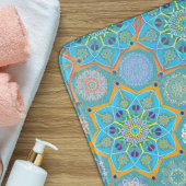 Octo helderder arabesk Moorse turquoise stijl Badmat
