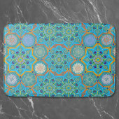 Octo helderder arabesk Moorse turquoise stijl Badmat