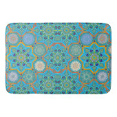 Octo helderder arabesk Moorse turquoise stijl Badmat (Voorkant)
