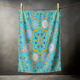 Octo helderder arabesk Moorse turquoise stijl Strandlaken