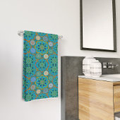 Octo helderder arabesk Moorse turquoise stijl Strandlaken