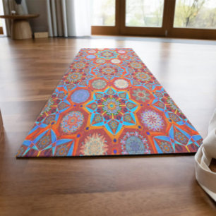 Octo helderder arabesque Moorse rode Yoga Mat