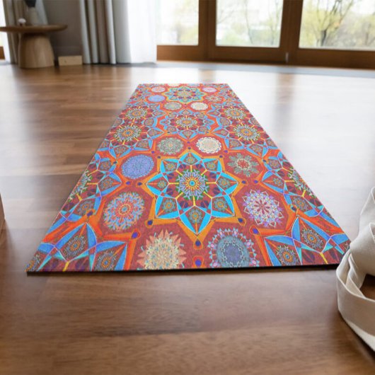 Octo helderder arabesque Moorse rode Yoga Mat