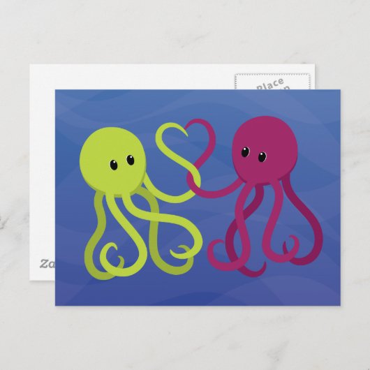 Octo Love Briefkaart (Voorkant / Achterkant)