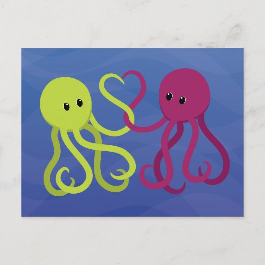 Octo Love Briefkaart (Voorkant)