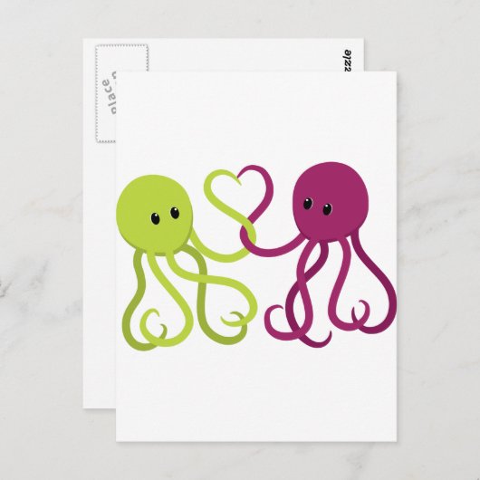 Octo Love Briefkaart (Voorkant / Achterkant)