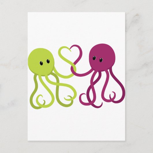 Octo Love Briefkaart (Voorkant)