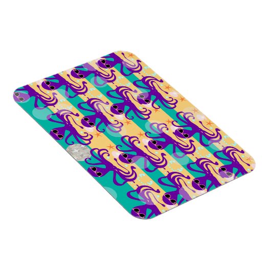 Octo Party Octopus Pattern Magneet (Rechterzijde)