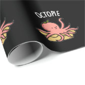 Octo-pie Funny Octopus Pie Dark BG Cadeaupapier (Rol Hoek)
