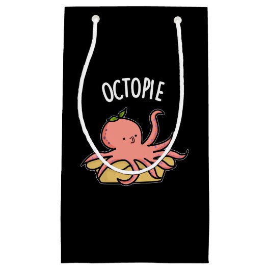 Octo-pie Funny Octopus Pie Dark BG Klein Cadeauzakje (Voorkant)
