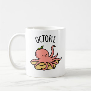 Octo-pie Funny Octopus Pie Pun Koffiemok
