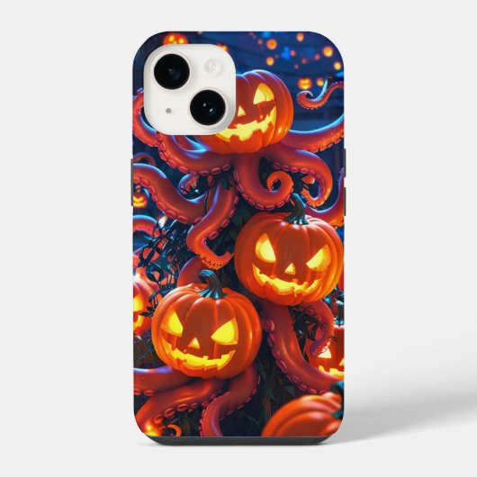 Octo Pompoen iPhone Hoesje (Achterkant)