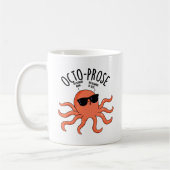 Octo-proza Funny Octopus Pun Koffiemok (Links)