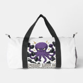 Octo Pump Gym Bag | Angry Octopus Fitness Design Plunjezak (Voorkant)