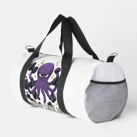 Octo Pump Gym Bag | Angry Octopus Fitness Design Plunjezak (Rechterhoek)
