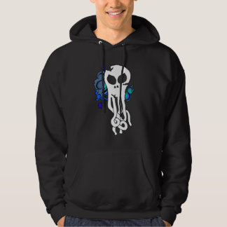 Octo schedel blauwe kopie hoodie