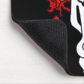 Octo schedel rood muismat (Hoek)