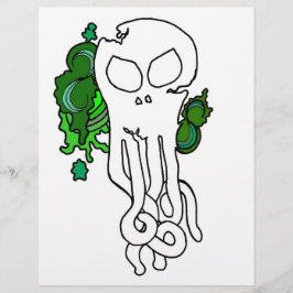 Octo schedelgroen flyer