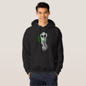 Octo schedelgroen hoodie (Voorkant volledig)