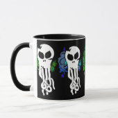 Octo schedelgroen mok (Links)