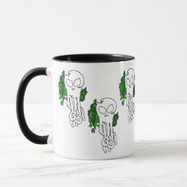 Octo schedelgroen mok