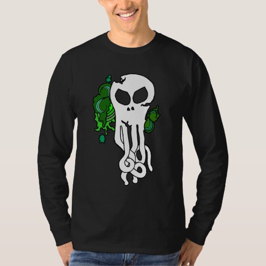 Octo schedelgroen t-shirt (Voorkant)