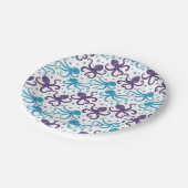 Octo The Octopus en Friends Papieren Bordje (Gekanteld)