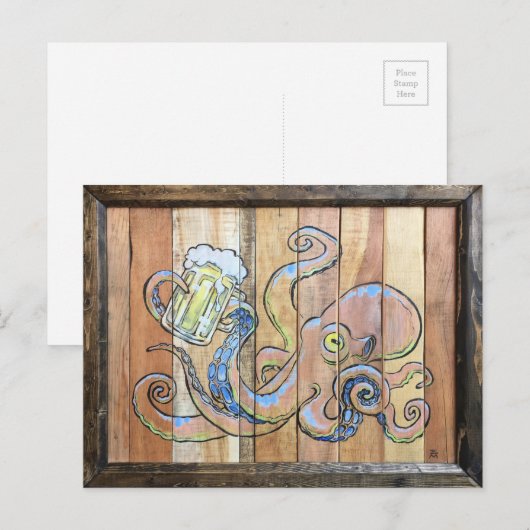 OctoBeer Briefkaart (Voorkant / Achterkant)