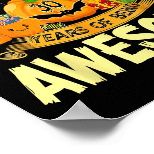 October 1995 30 Years Of Being Awesome Funny Hallo Poster (Hoek)