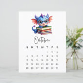 October Baby Dragon Cozy Verhaalboek Fantasie (Staand voorkant)
