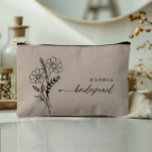 October Birth Month Flower Personalized Bridesmaid Etui<br><div class="desc">These thoughtful, elegant small bags make the perfect gift for your bridesmaids—a beautiful way to show your appreciation for their love and support. Whether it's for a bridal party gift, a bachelorette party favor, or a bridesmaid proposal, these bags are a meaningful keepsake they’ll cherish for many years. Each bag...</div>