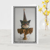 October Boo Kat Kaart (Gele Bloem)