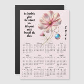 October Geboortebloem Kalender en Steen (Voorkant / Achterkant)