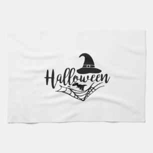 October Girl T-shirt, rommelige knot Bril October Theedoek