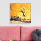 “October Gold” van Maynard Dixon Canvas Afdruk (Insitu (Woonkamer))