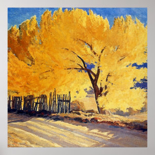 “October Gold” van Maynard Dixon Poster
