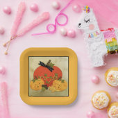 October Halloween Bridal Shower Papieren Bordje (Feest)