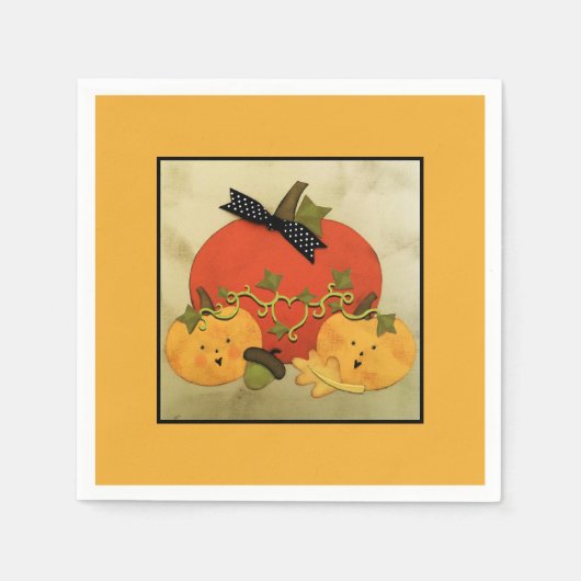 October Halloween Bridal Shower Servet (Voorkant)