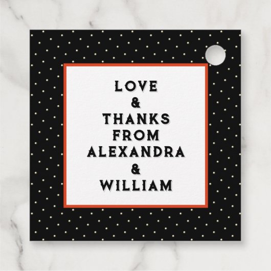 October Halloween Bruiloftsfeestje Bedankjes Labels (Achterkant)