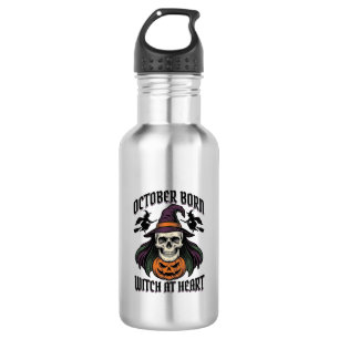 October Heksen Shirt Vintage Halloween Verjaardag Waterfles