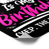 October Is My Birthday The Whole Month October Bir Poster (Hoek)