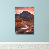 October Light on Headlight Basin Canvas Afdruk (Insitu (Houten vloer))